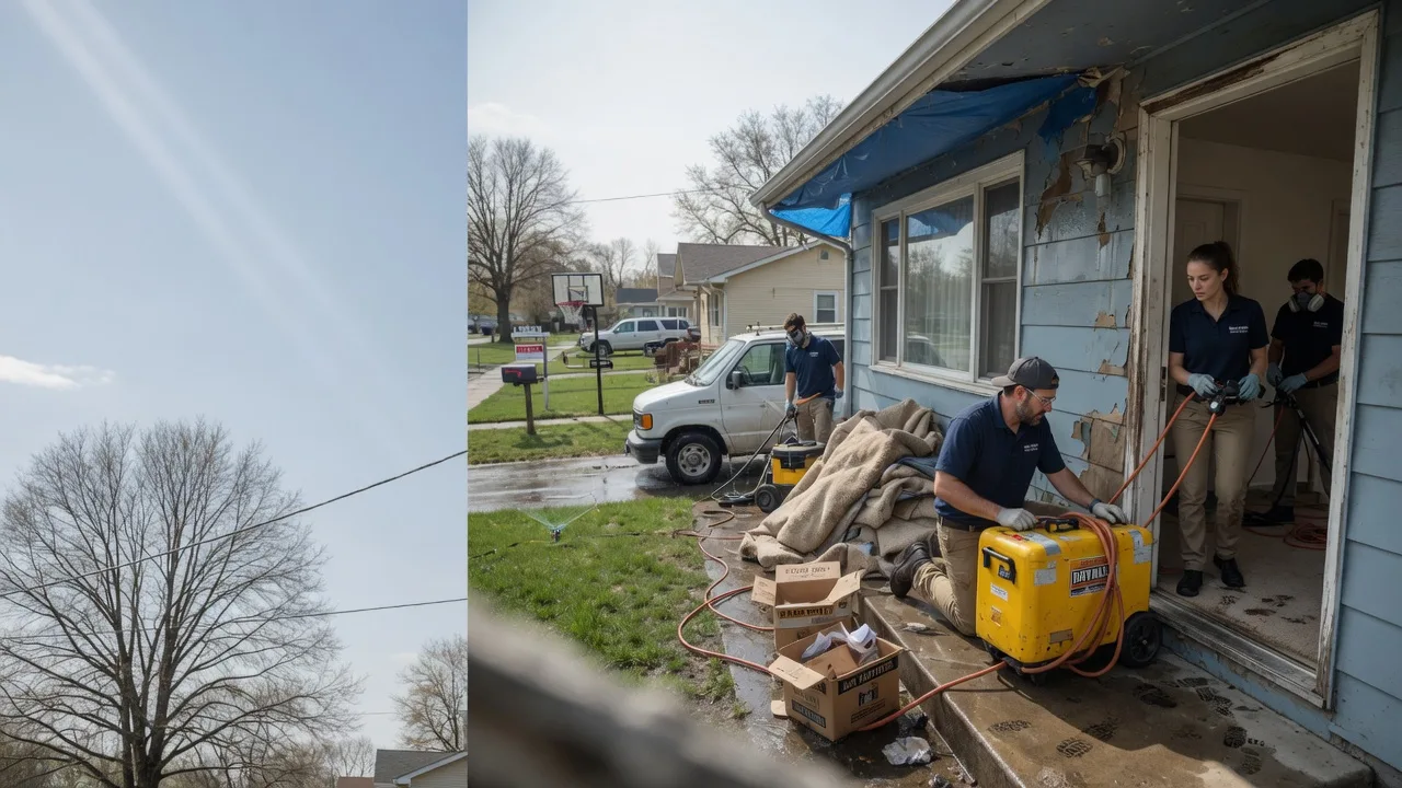 Basement Flood Cleanup in Coolidge, KS near me